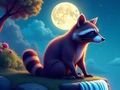 Charming Raccoon Escape