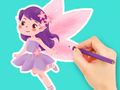 Coloring Book: Flower Fairy