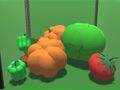 3D Fruit Merge