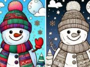 Coloring book Winter 