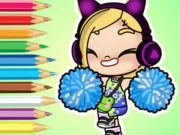 Coloring Book: Avatar World Cheerleader Coloring Book: Avatar World Cheerleader