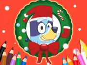 Coloring Book: Bluey Santa Claus Coloring Book: Bluey Santa Claus