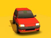 Slippery Descent By Car