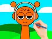 Coloring Book: Sprunki Oren Coloring Book: Sprunki Oren