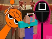 Nextbots on Minecraft Squid Game Sprunki