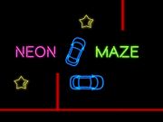 Neon Car Maze