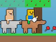 Baby Noob vs Baby Obby Horse