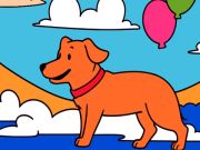 Color By Code: Yellow Dog