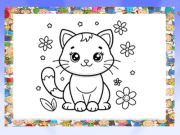 Beautiful Cats Coloring Book