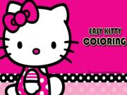 Easy Coloring Kitty