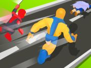 Superhero Transform Change Race