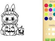Halloween Labubu Coloring & Drawing Game