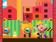 Construction Worker Bubble Shooter