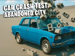 Car Crash Test Abandoned City — free online game