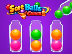 თამაში Sort Balls Cones ონლაინ