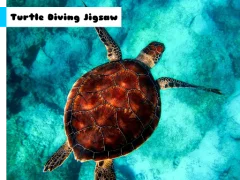 Turtle Diving Jigsaw — δωρεάν online παιχνίδι