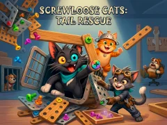 Screwloose Cats: Tail Rescue — besplatna online igra