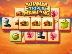 Summer Triple Mahjong — free online game