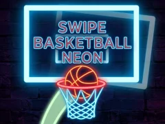 Swipe Basketball Neon — nemokamas žaidimas internete