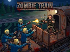 Гульня Zombie Train онлайн