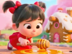 Jigsaw Puzzle: Honey Girl Candy House – kostenloses Online-Spiel