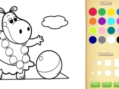 Baby Farm Animals Coloring Book for Kids — free online game