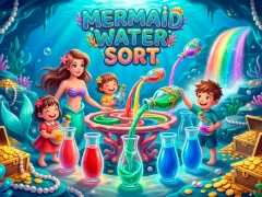 Mermaid Water Sort — lojë online falas