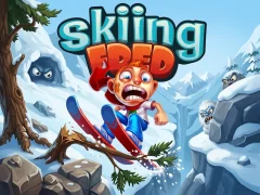 Skiing Fred — brezplačna spletna igra