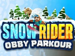 Snow Rider Obby Parkour — free online game