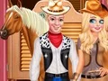 Frozen Couple Cowboy Style — free online game