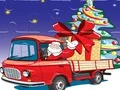 שפּיל Santa Trucks Jigsaw אָנליין