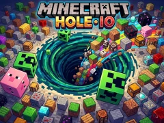 Minecraft Hole IO — free online game