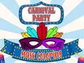 Carnival Party Mask Coloring — free online game