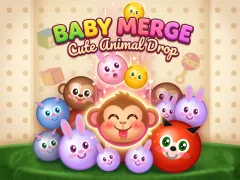Baby Merge Cute animal drop — free online game