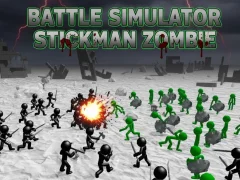 Battle Simulator Stickman Zombie — free online game