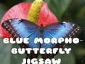Blue Morpho Butterfly Jigsaw — δωρεάν online παιχνίδι
