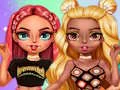 Rainbow Girls Dress Up Challenge — free online game