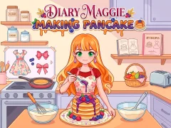 Diary Maggie Making Pancake — free online game