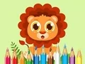 Coloring Book: Baby Lion — free online game