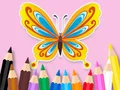 Coloring Book: Beautiful Butterfly — free online game