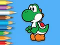 Coloring Book: Yoshi Fishing Time — free online game