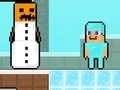 Noob vs Pro Snowman — free online game