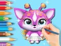Coloring Book: Cute Fluvsies — free online game