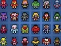 Spel Pictures By Numbers Superheroes på nätet