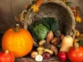 Jwèt Pumpkin and Vegetables Jigsaw sou entènèt