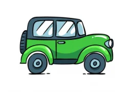 Cartoon Cars Spot The Difference — free online game