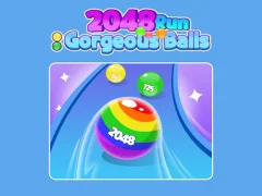 Spil 2048 Run: Gorgeous Balls online