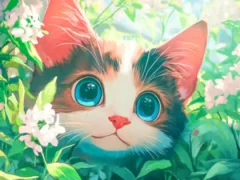 Игра Jigsaw Puzzle: Innocent Cat онлајн