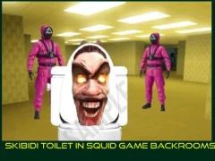 Skibidi Toilet in Squid Game Backrooms — free online game