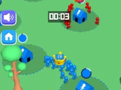 Giant Crowd Io House Capture — free online game